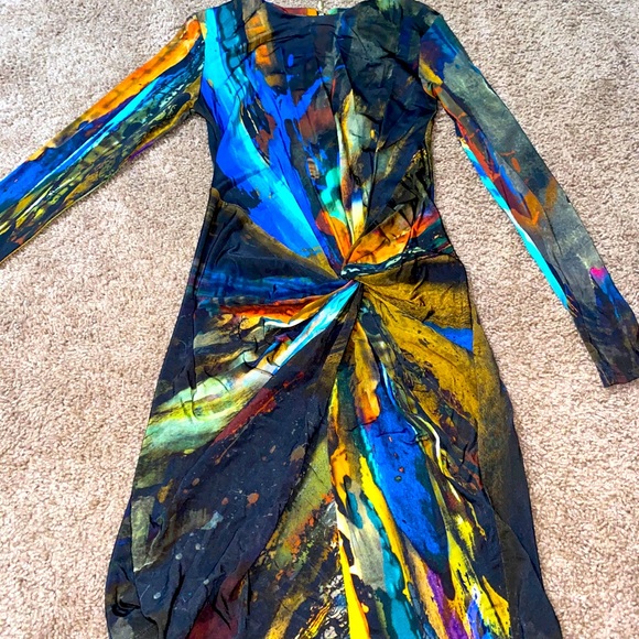 Ted Baker Dresses & Skirts - Ted Baker multi color wrap dress SOLD